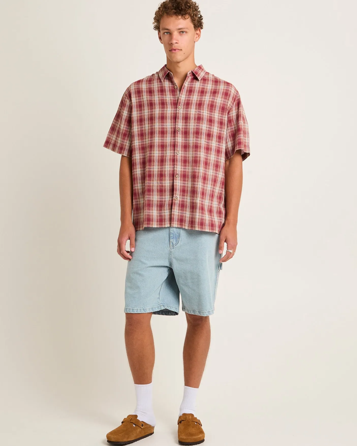 Dazed Check Short Sleeve Resort Shirt
