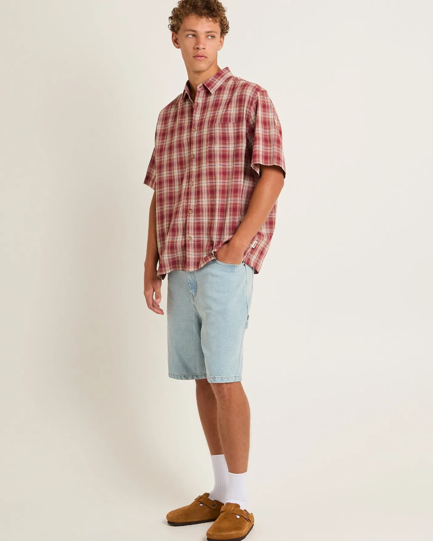 Dazed Check Short Sleeve Resort Shirt
