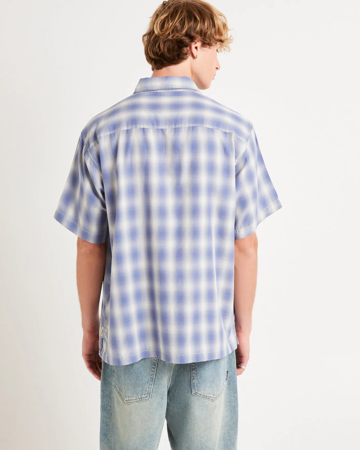 Dazed Ombre Check Short Sleeve Shirt