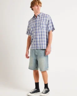 Dazed Ombre Check Short Sleeve Shirt
