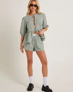 Delmar Check Frill Shirt