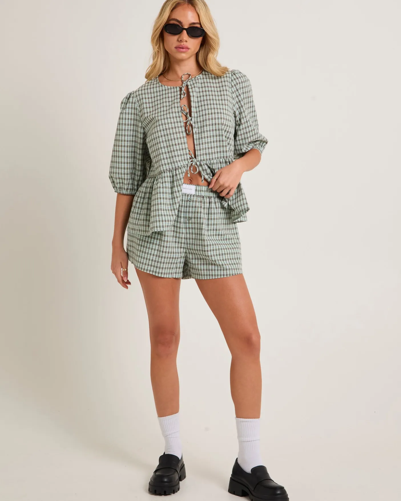 Delmar Check Frill Shirt
