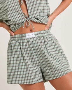 Delmar Check Shorts