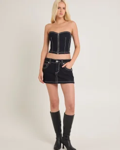 Denim Bustier Cameron