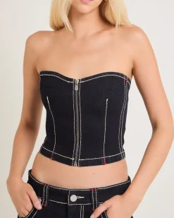 Denim Bustier Cameron