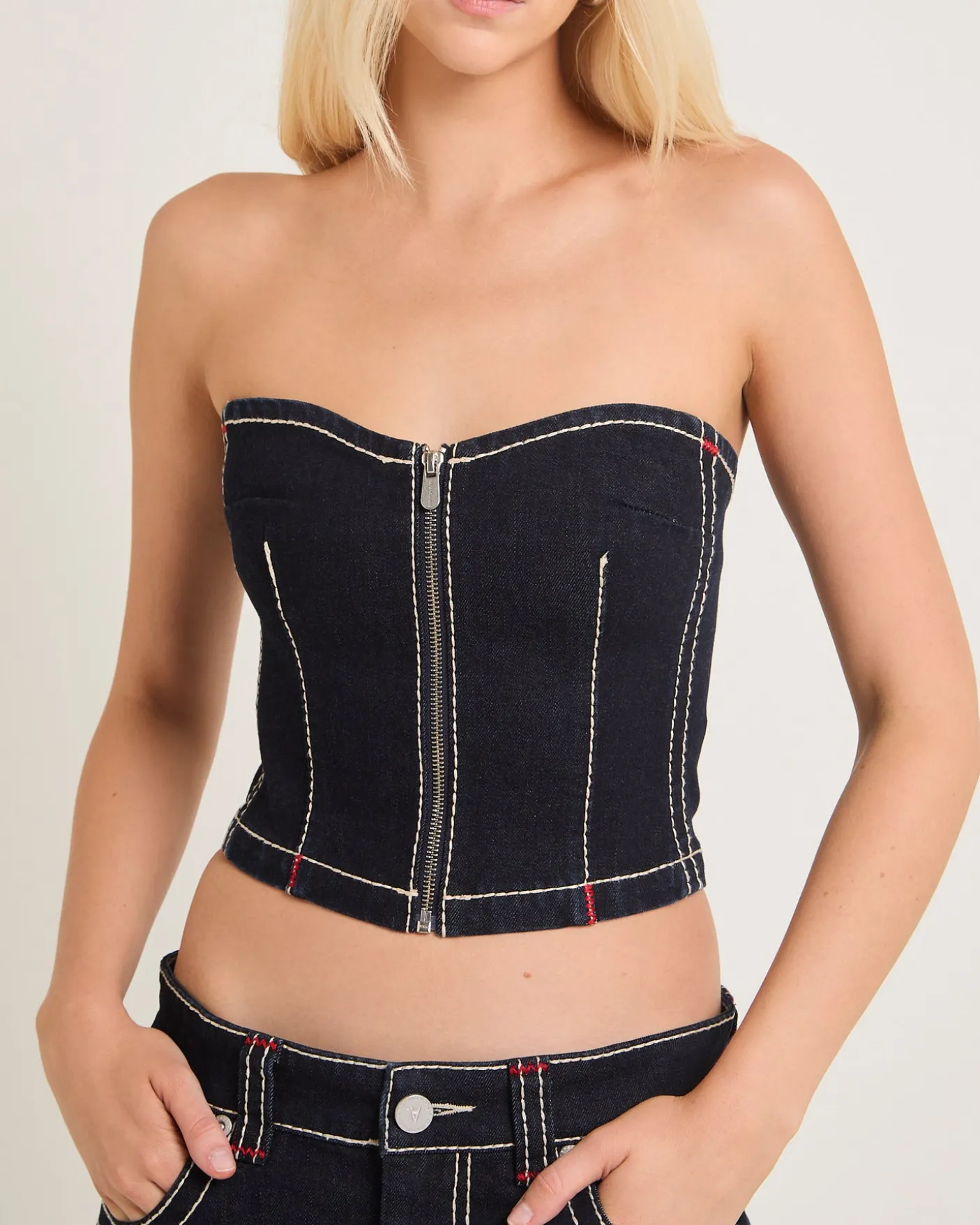 Denim Bustier Cameron