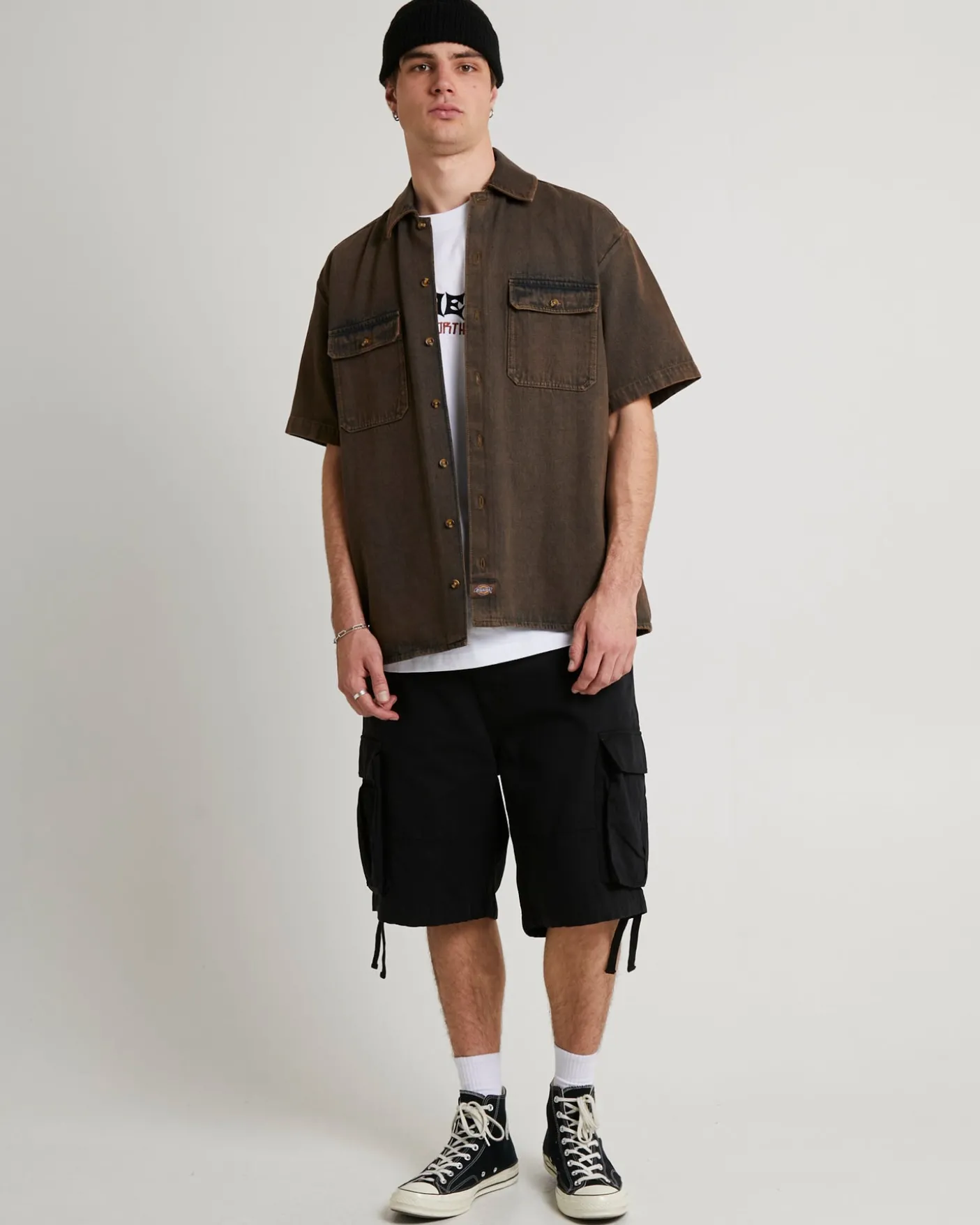 Denim Short Sleeve Shirt