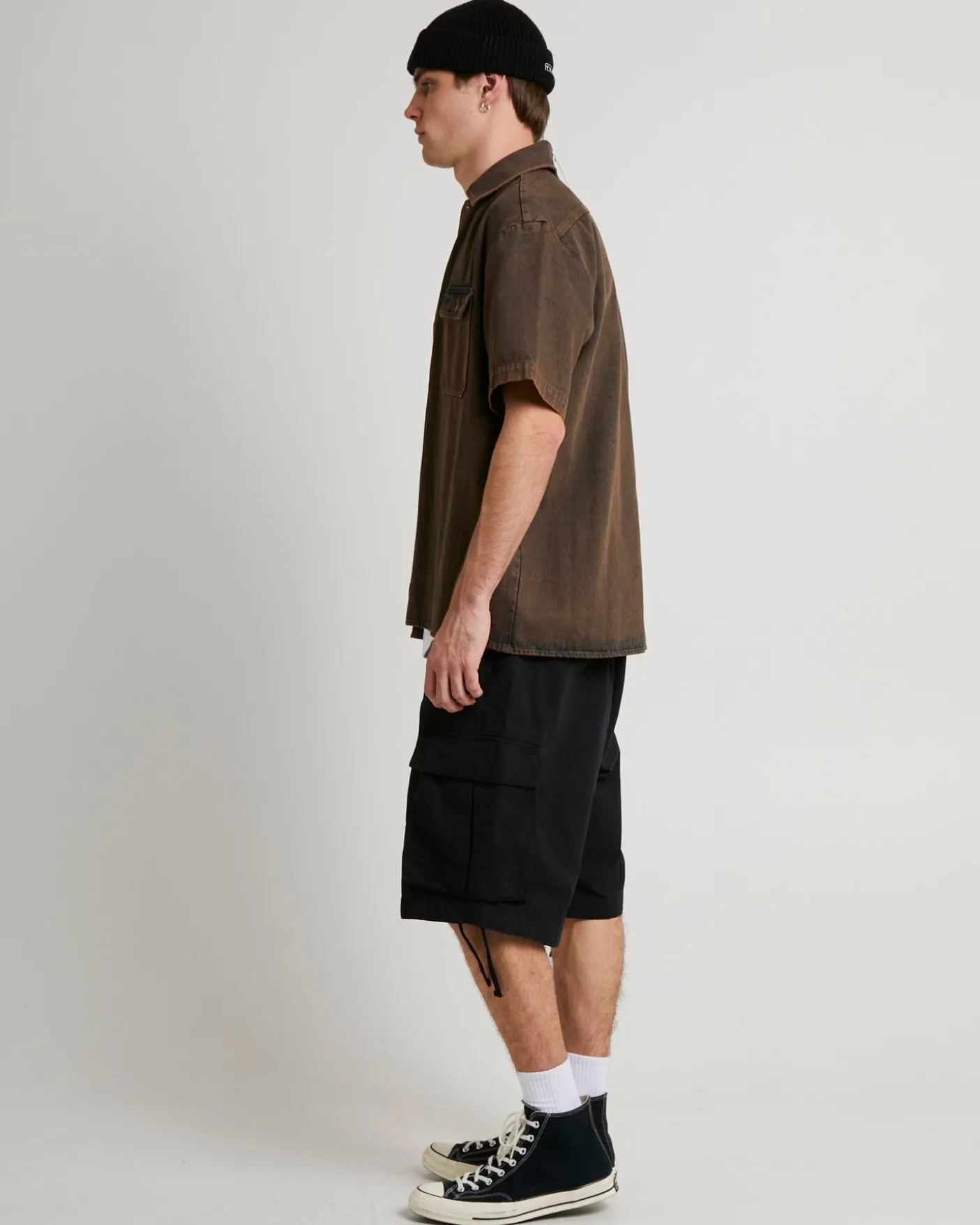 Denim Short Sleeve Shirt