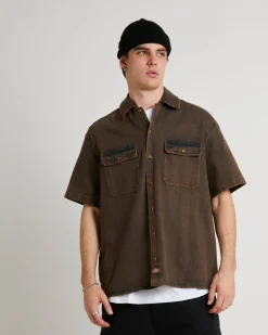 Denim Short Sleeve Shirt