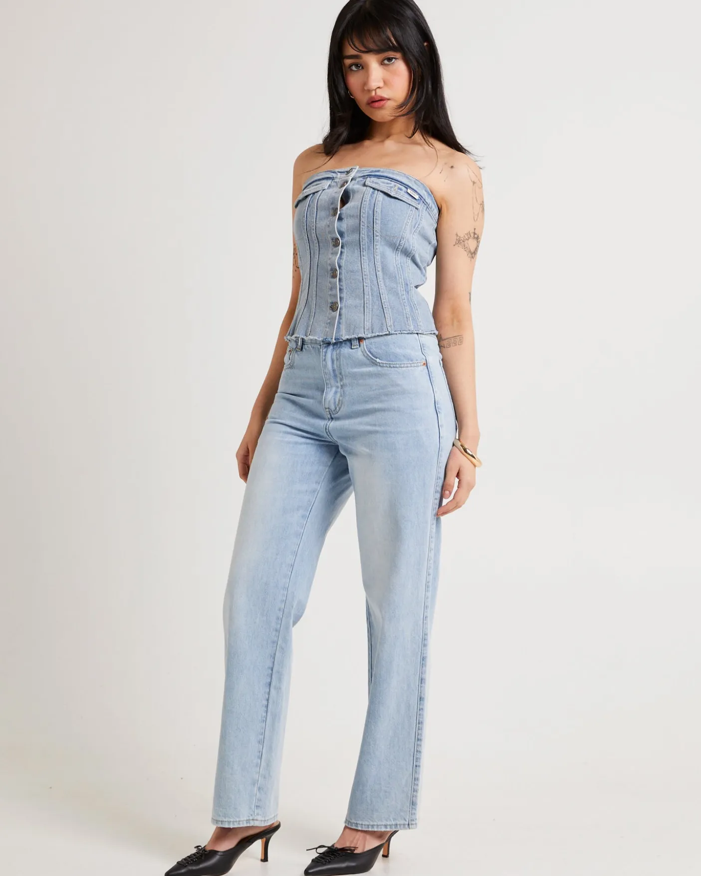 Desire Strapless Bustier Bae Fade