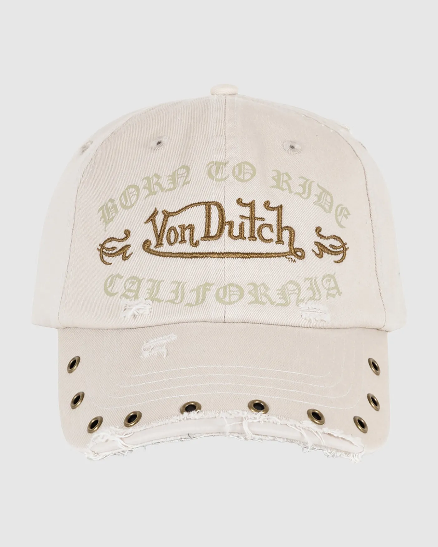 Destroyed Twill Dad Cap
