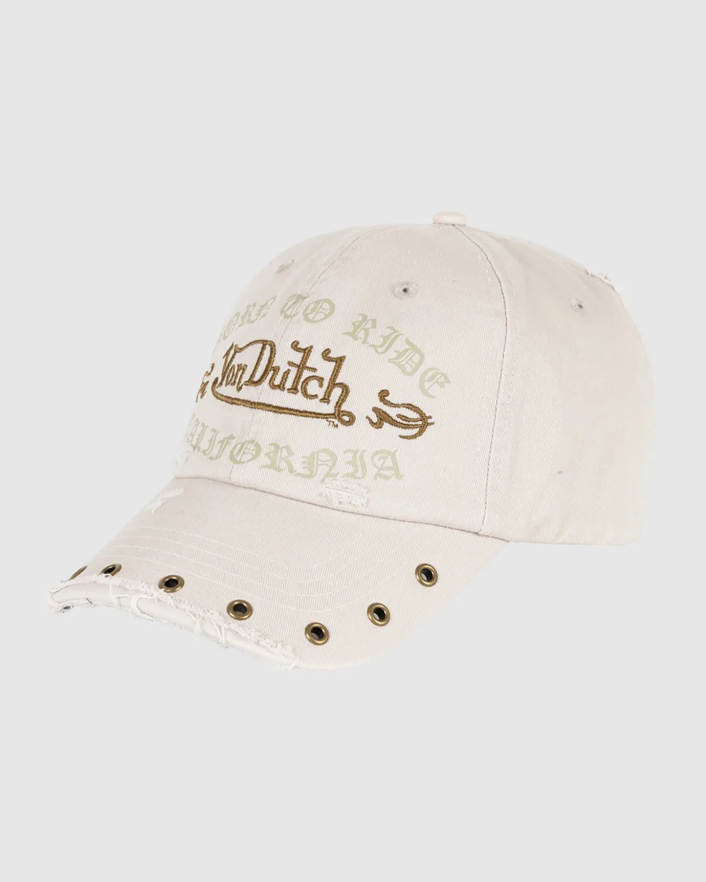 Destroyed Twill Dad Cap