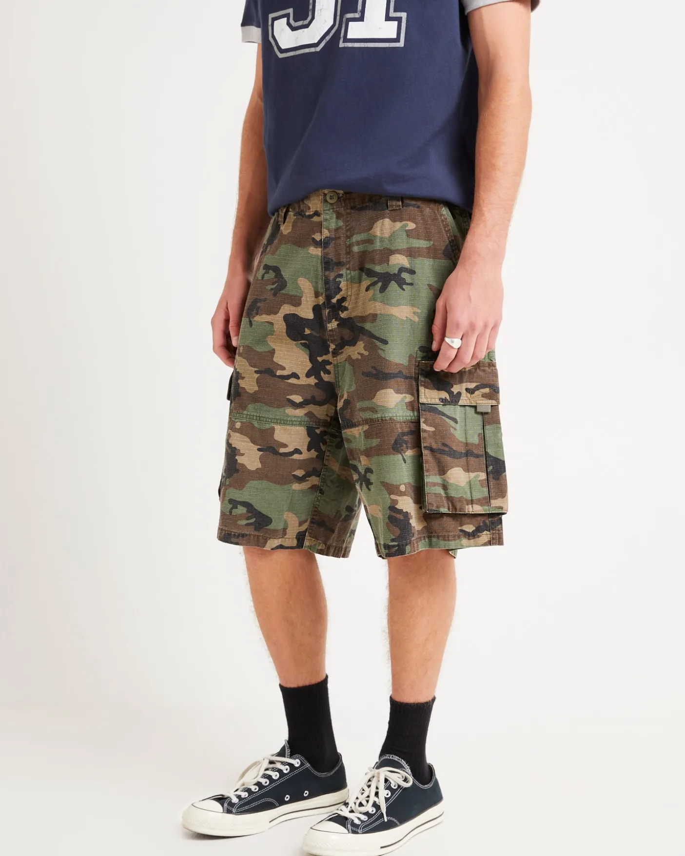 Deverell Camo Cargo Shorts