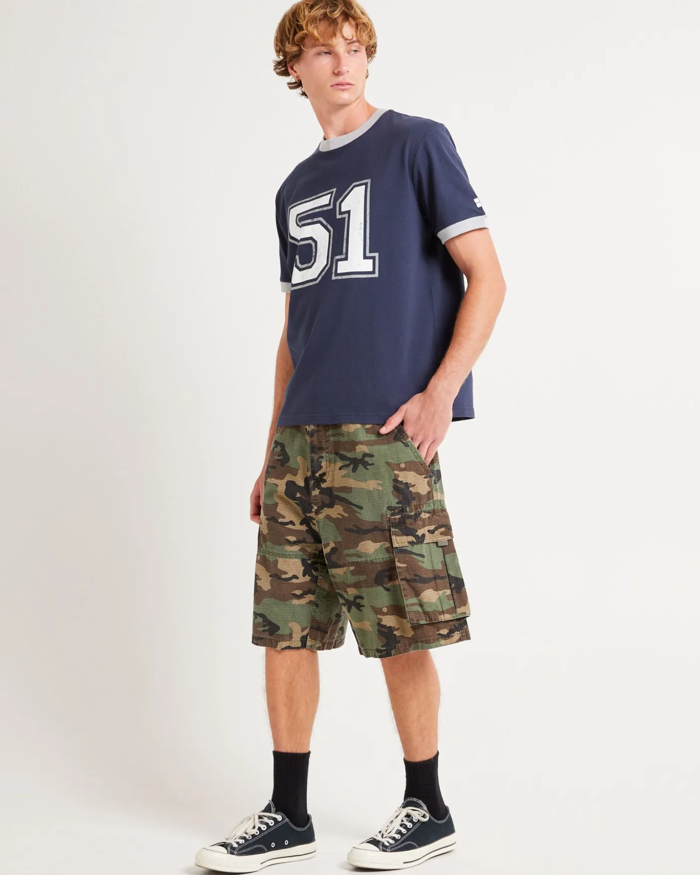 Deverell Camo Cargo Shorts