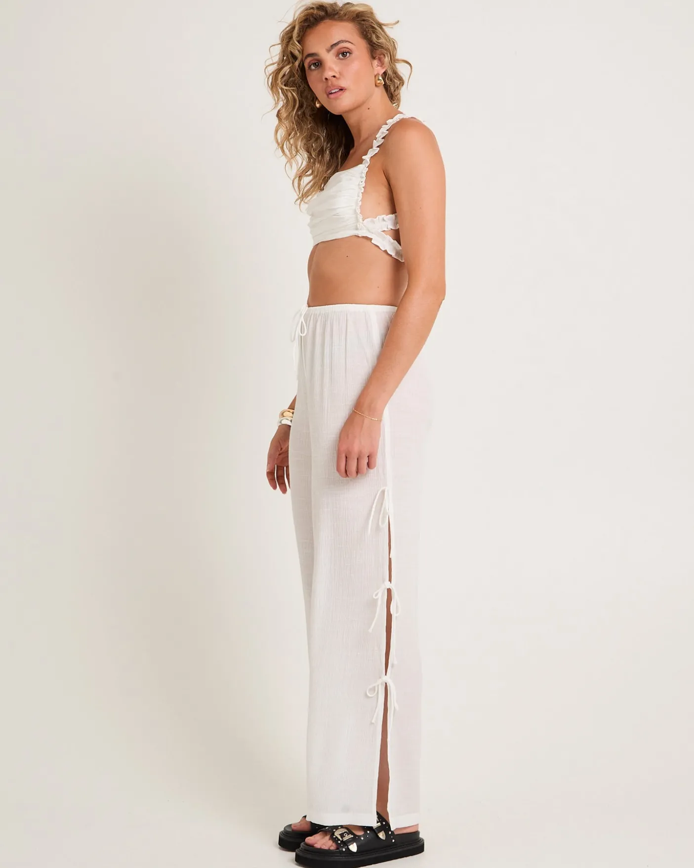 Dion Gathered Micro Top