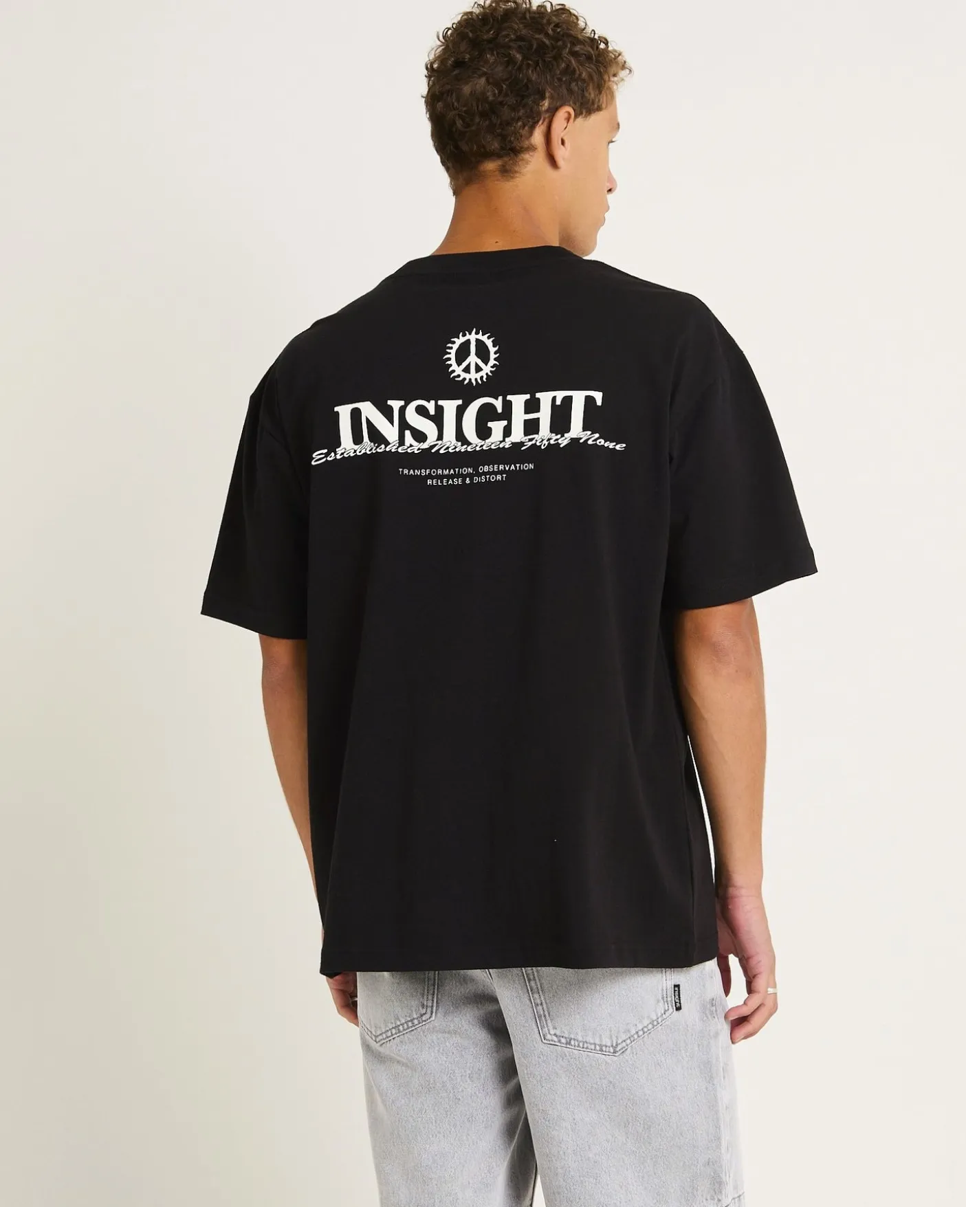 Distort T-Shirt Vintage Black