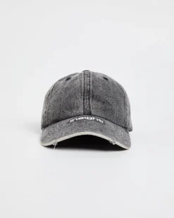 Distressed Denim Cap