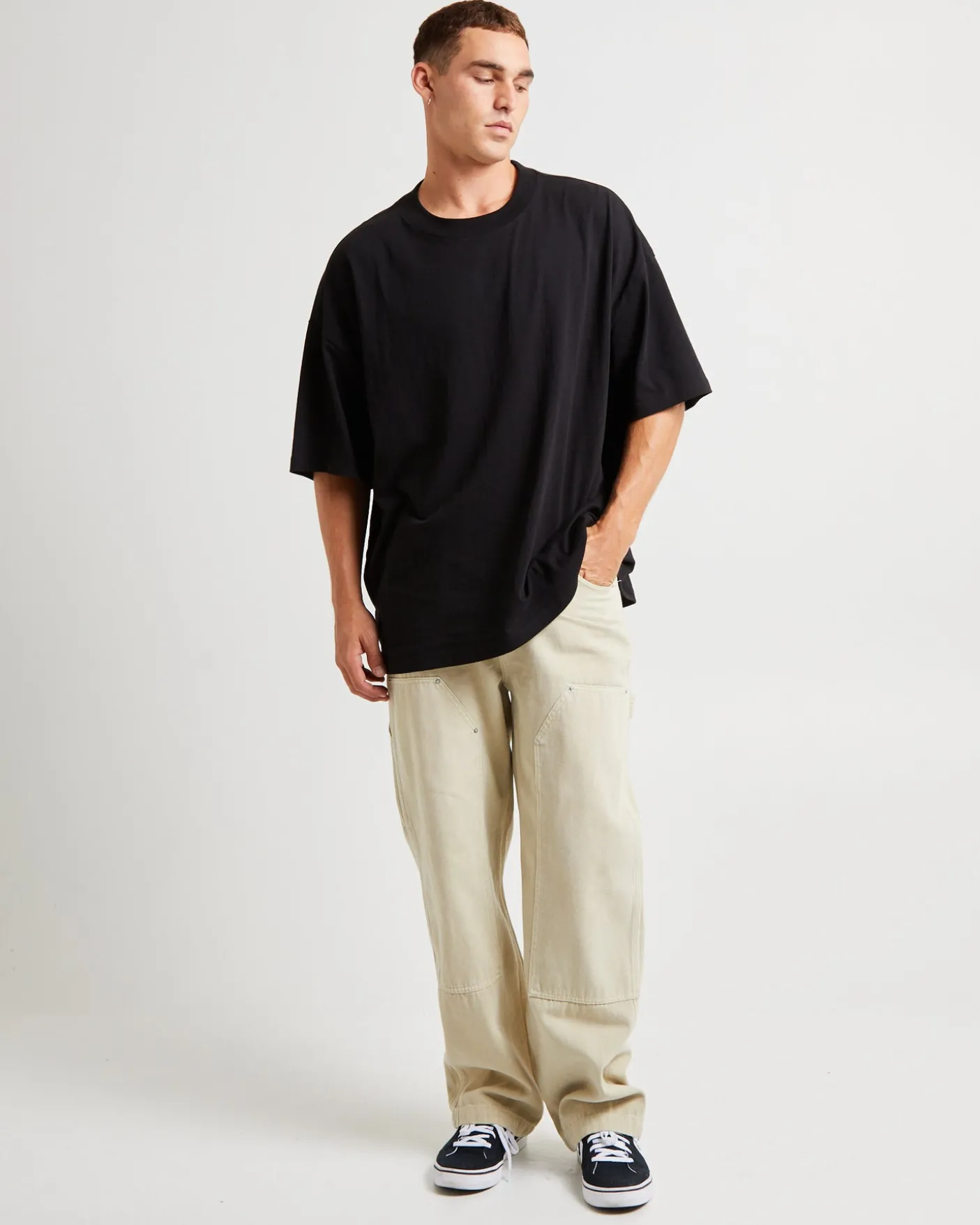 Double Knee Carpenter Pants Used Natural