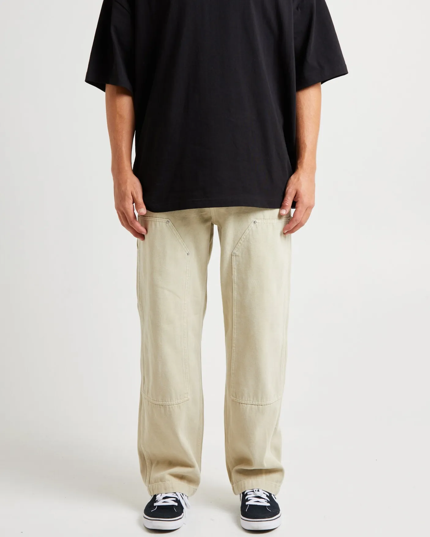 Double Knee Carpenter Pants Used Natural