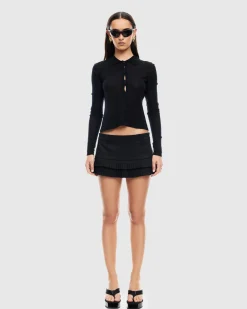 Double Ruffle Mini Skort