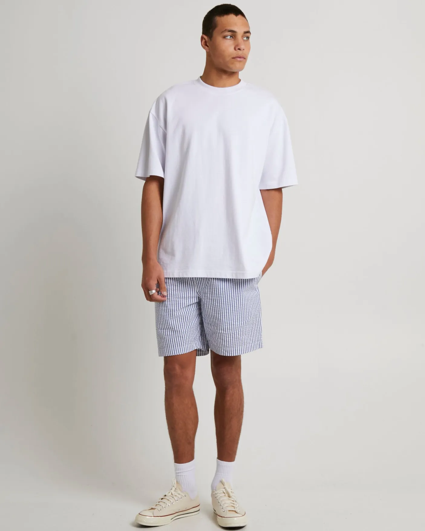 East Stripe Seersucker Short