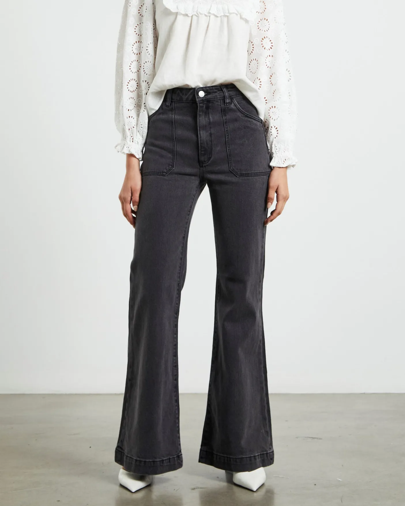 Eastcoast Flare Jeans Brad Black