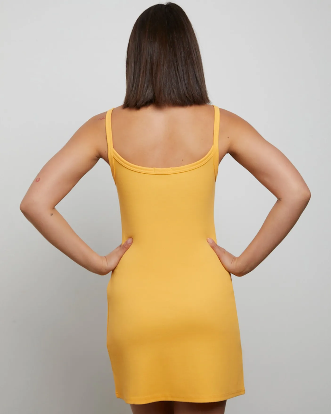Easy A-Line Mini Dress in Orange