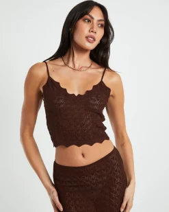 Eleanora Lace Knit Cami