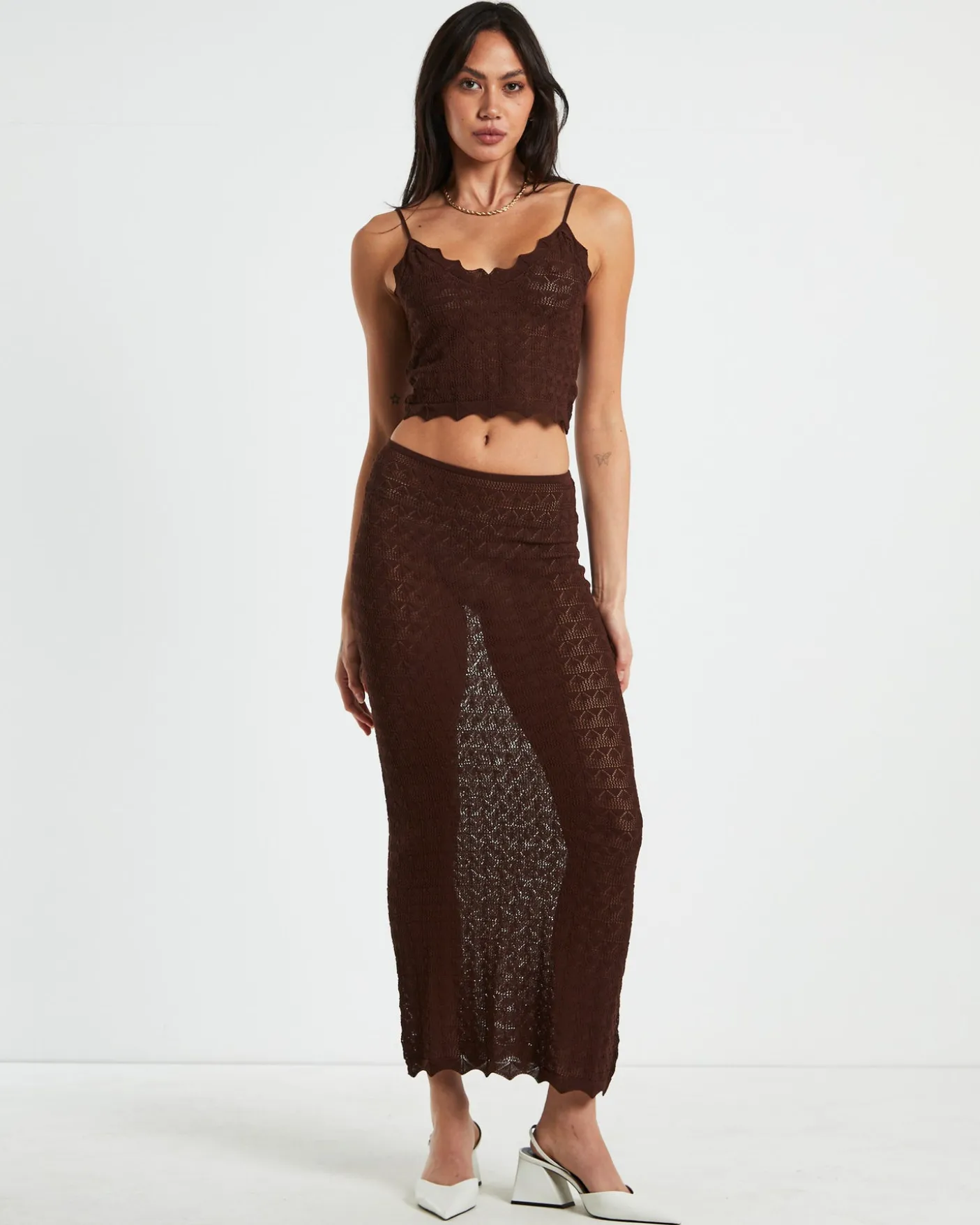 Eleanora Lace Knit Cami