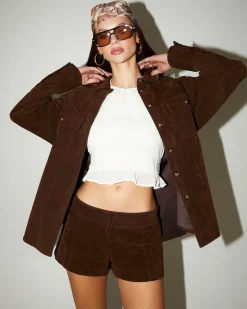 Elle Faux Suede Shirt