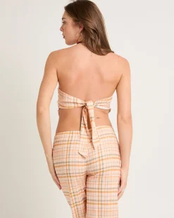 Ellery Printed Bandeau Top