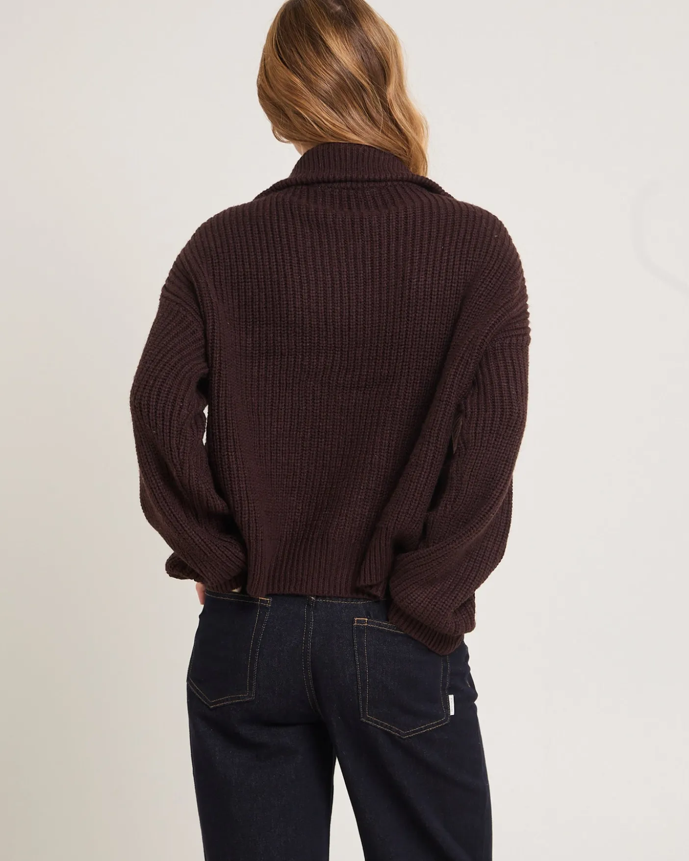 Ellie Double End Zip Longline Cardigan