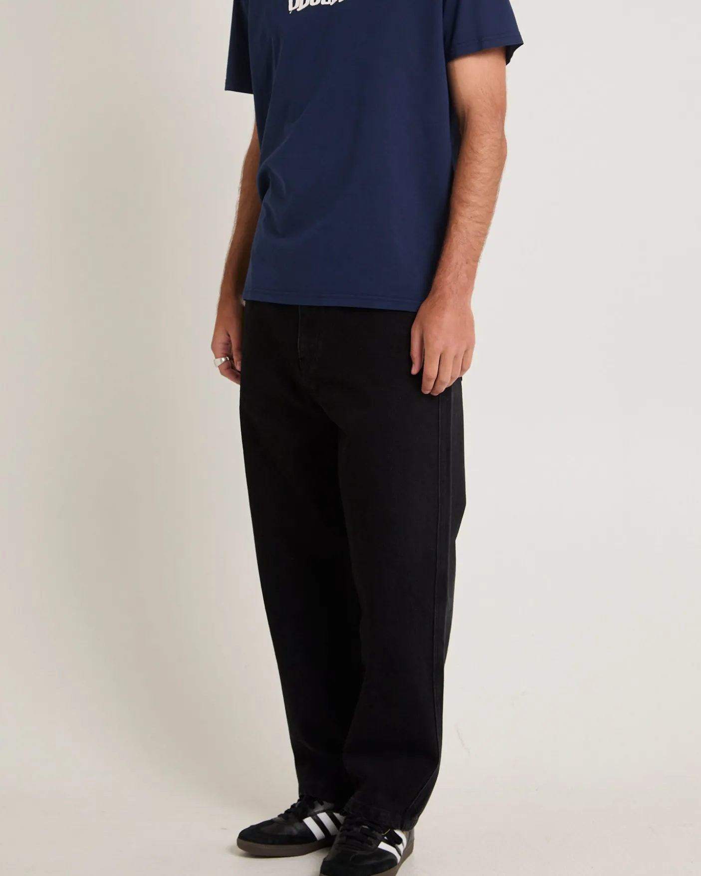 Emb Denim Standard Jeans