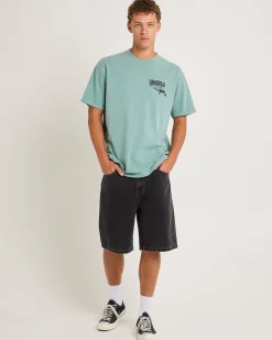 Emb Denim Standard Shorts