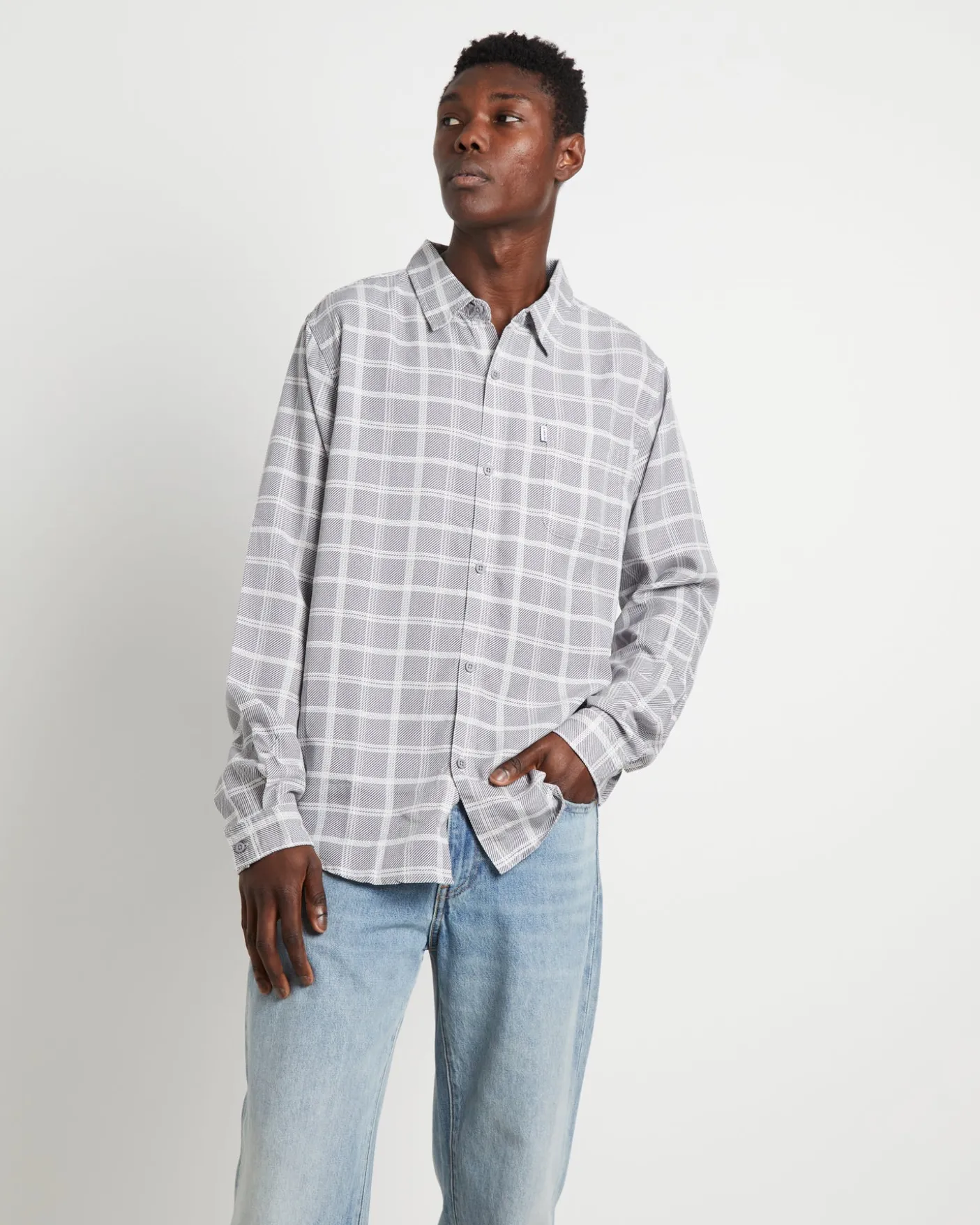 Ennat Long Sleeve Shirt in Check Print