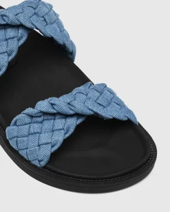 Evil Slides in Blue Denim