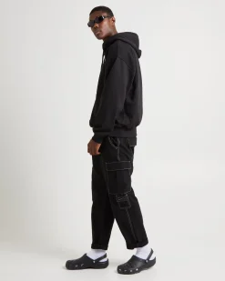 Evolution Vintage Hoodie Black
