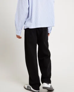 Ezy Barrel Denim Jeans Forever Black