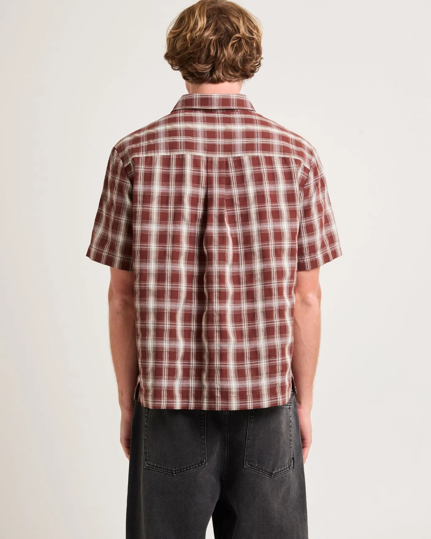 Figment Box Short Sleeve Check Shirt