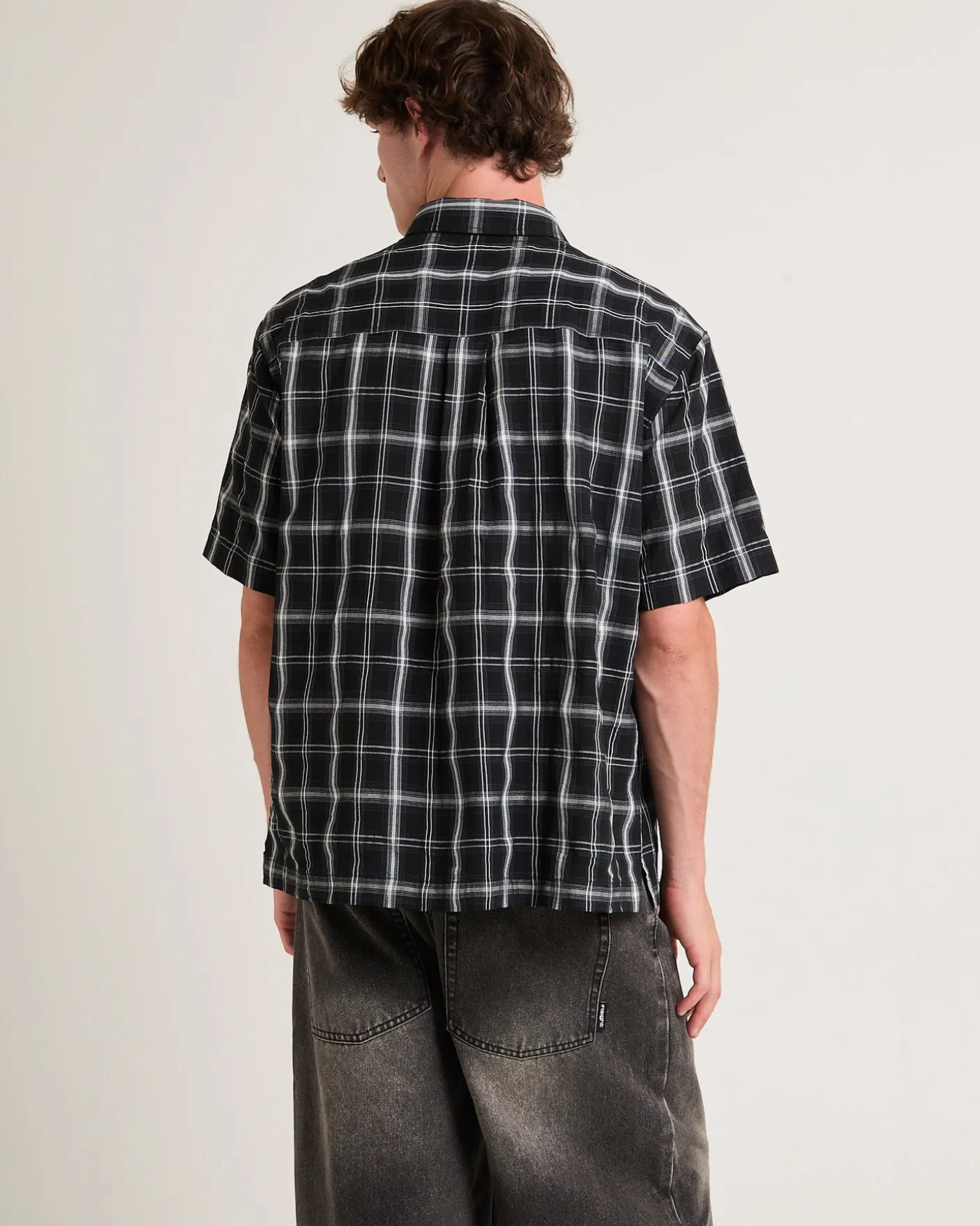 Figment Box Short Sleeve Check Shirt