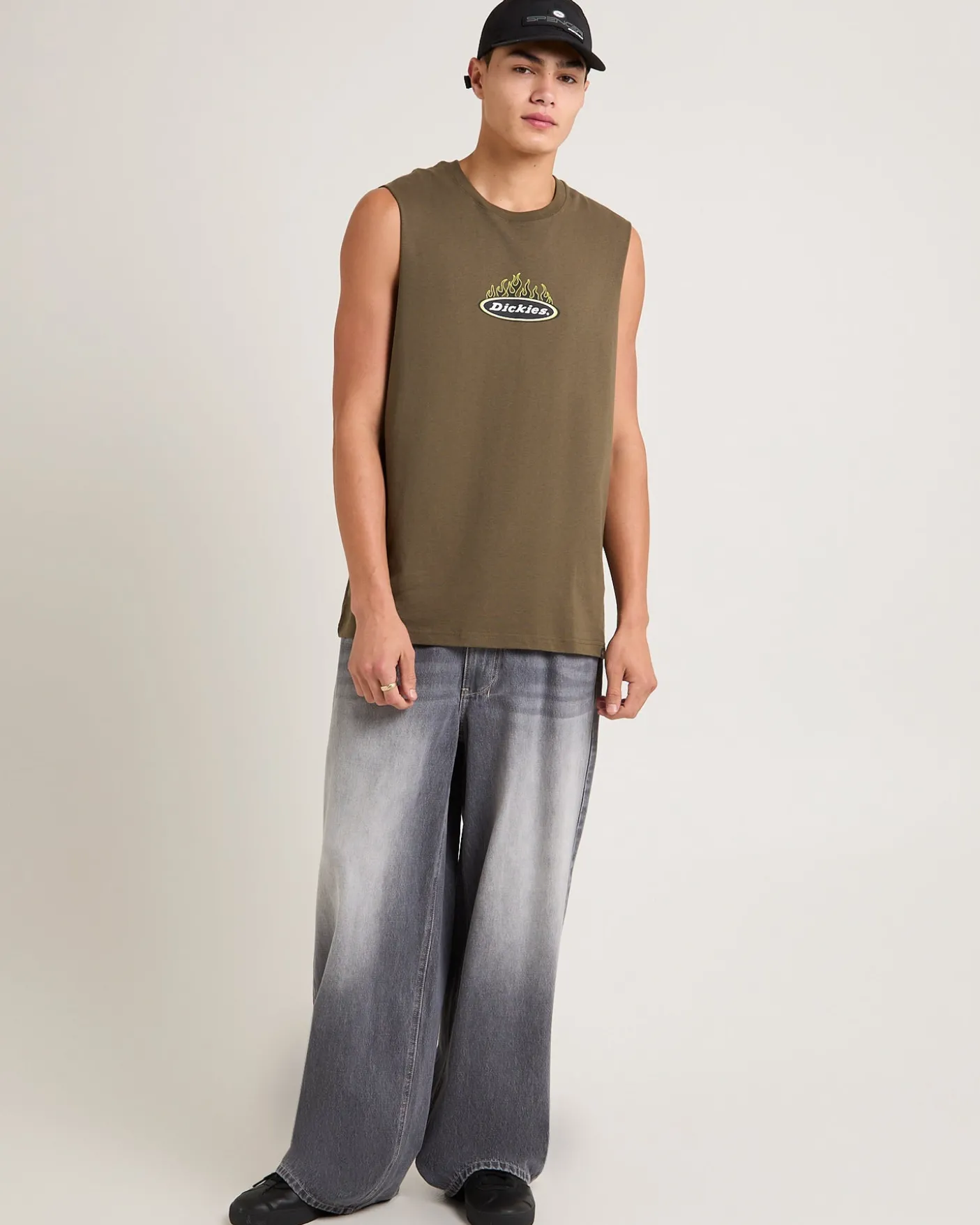 Fire Boy Muscle Tank Top