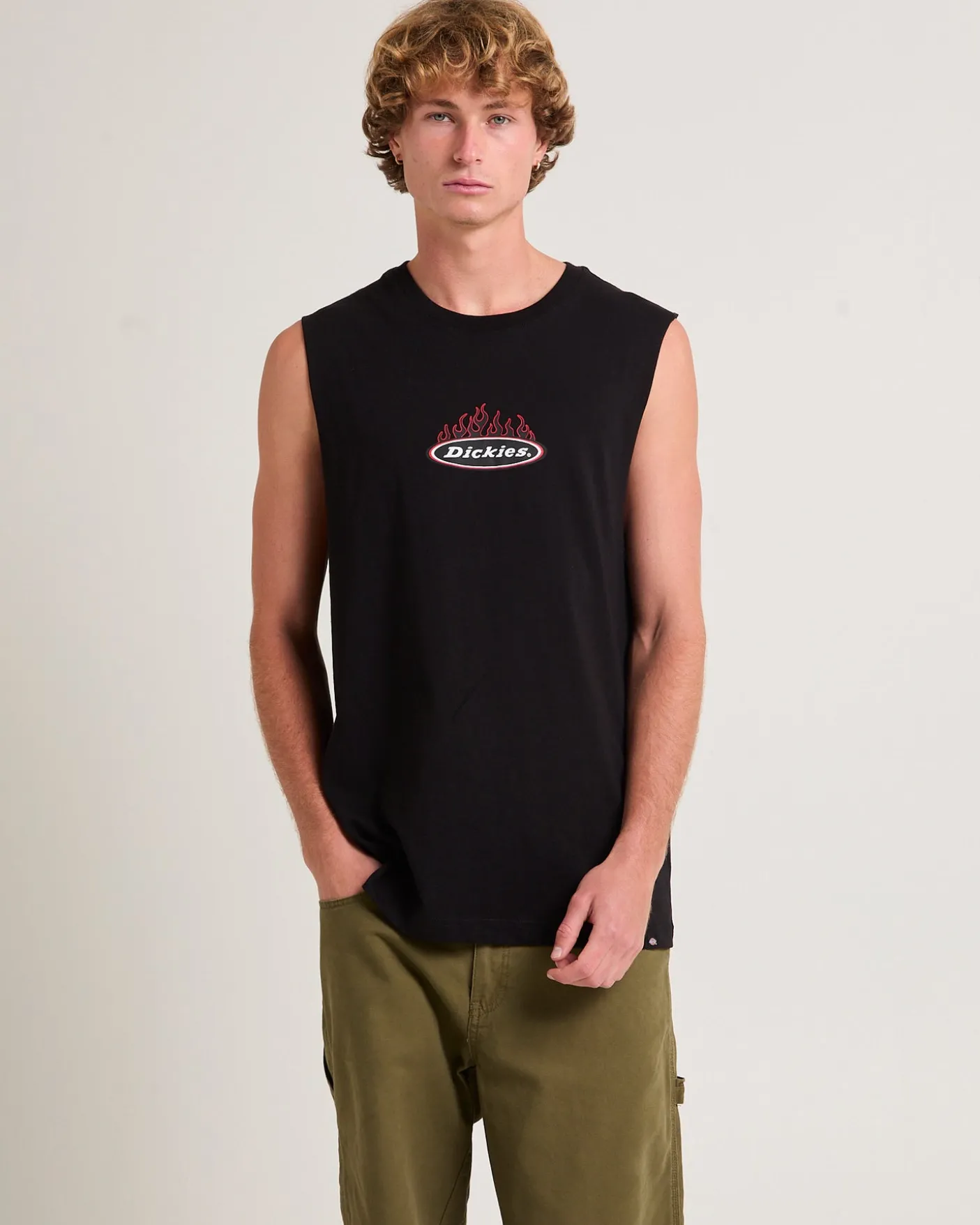 Fire Boy Muscle Tank Top