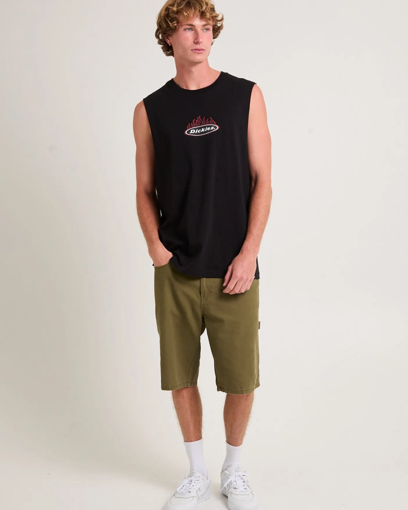 Fire Boy Muscle Tank Top