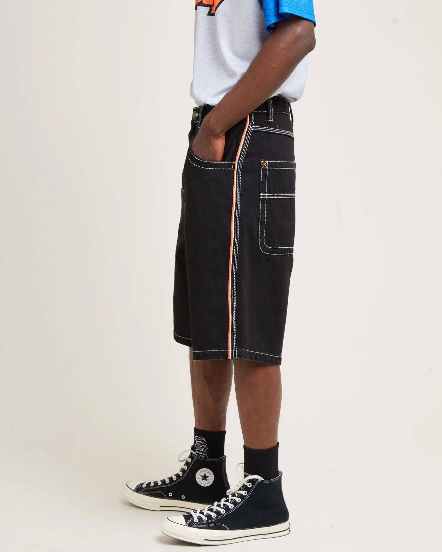 Flip Daddy Draggin Denim Jorts Black Out