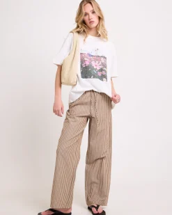 Floral Photo Print Boyfriend T-Shirt