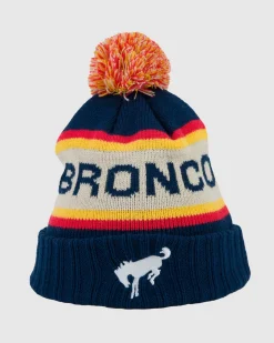 Ford Bronco Pillow Line Knit Pom Beanie