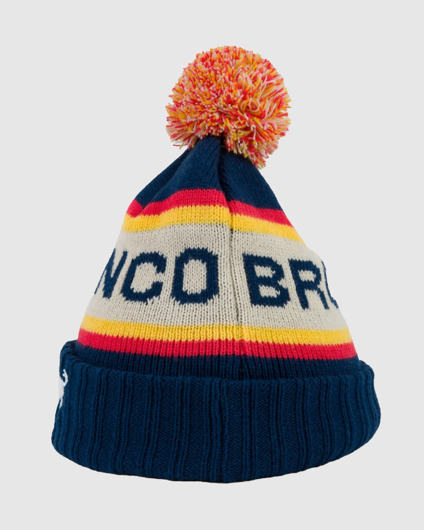 Ford Bronco Pillow Line Knit Pom Beanie