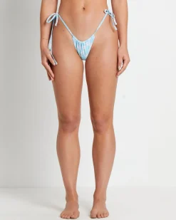 Frangipani Bikini Bottoms in Blue