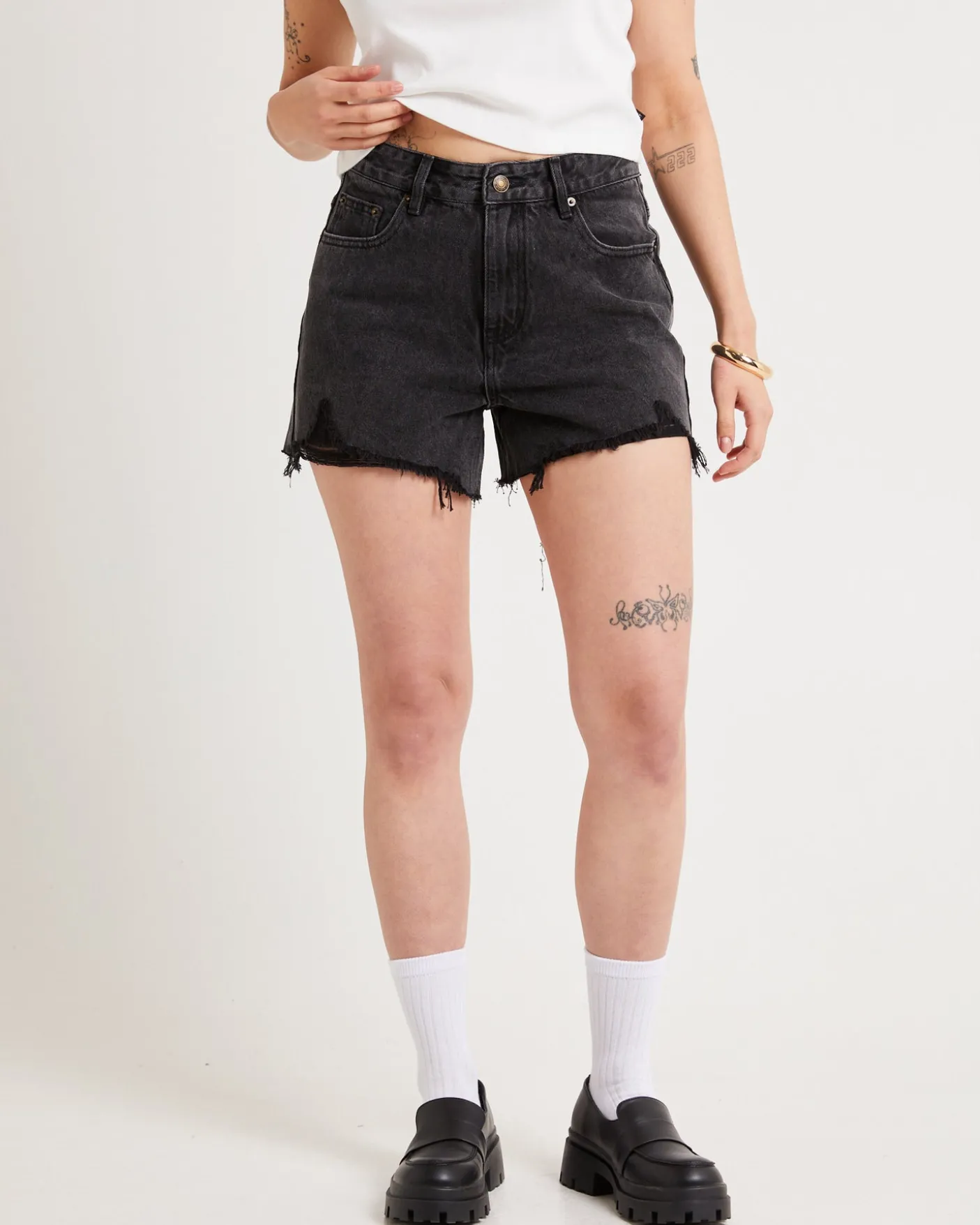 Frankie A-Line Denim Shorts
