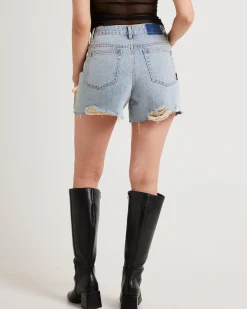Frankie A-Line Denim Shorts
